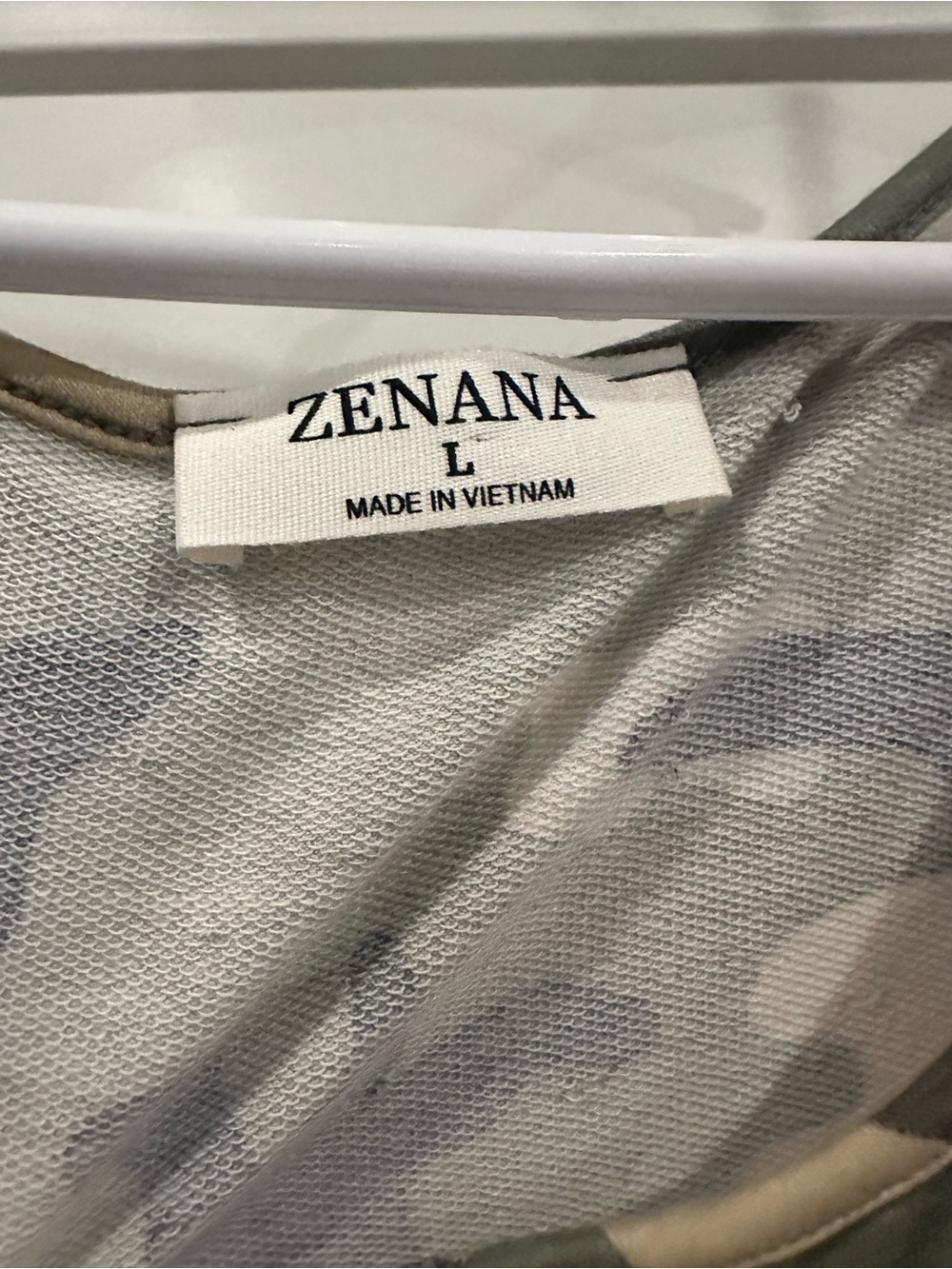 Zenana Outfitters Sleeveless Camouflage Drawstring Jumpsuit - Olive & Beige - Picture 4 of 4